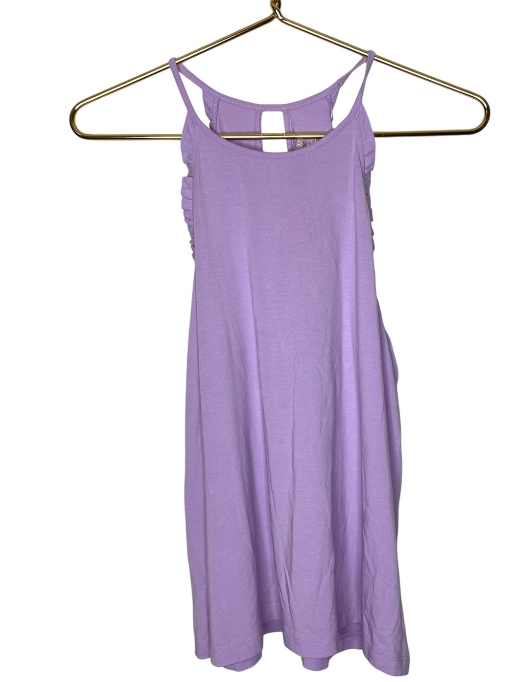 Lilly Pulitzer Alek Top Spaghetti Strap Sleeveless Lilac Freesia New Medium